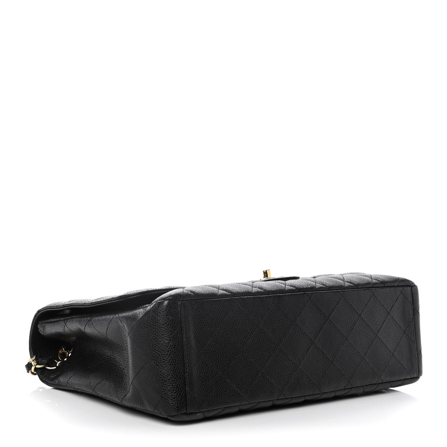 Caviar Quilted Maxi Single Flap Black