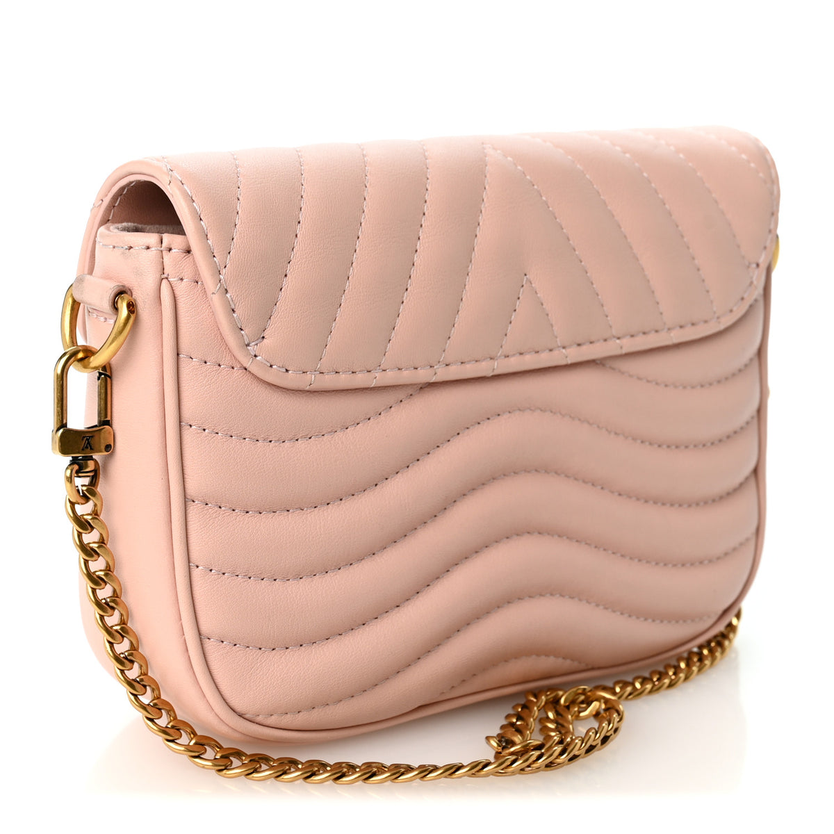 Louis Vuitton Calfskin New Wave Multi Pochette Rose Ballerine 3 of 11