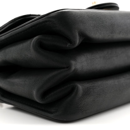 Chanel Iridescent Calfskin Quilted Mini Straight Lined Flap Black 9 of 10