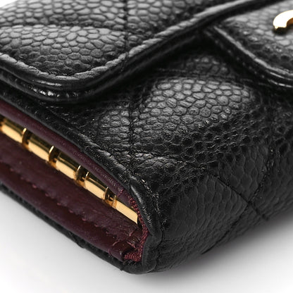 Chanel Caviar Quilted 6 Key Holder Black 8 of 12