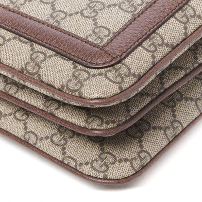 Gucci GG Supreme Monogram Web Medium Ophidia Shoulder Bag Beige New Acero 6 of 8