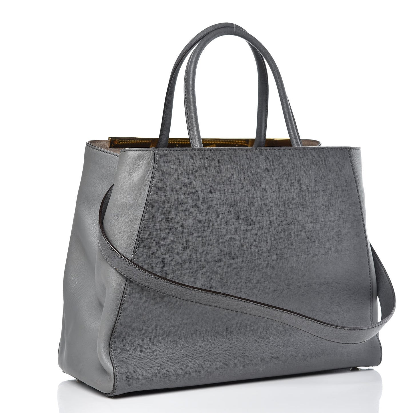 Vitello Elite Flamingo Regular 2Jours Tote Grigio Grigio Chiaro