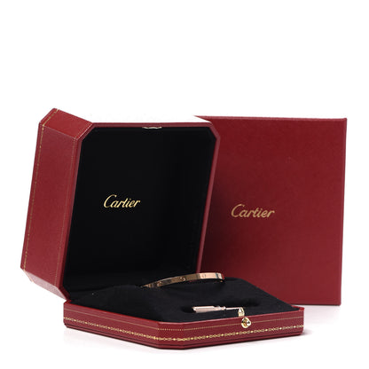 Cartier 18K Pink Gold Small LOVE Bracelet 18 7 of 7