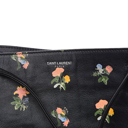 Saint Laurent Calfskin Prairie Flower Printed Festival Backpack Multicolor 5 of 8