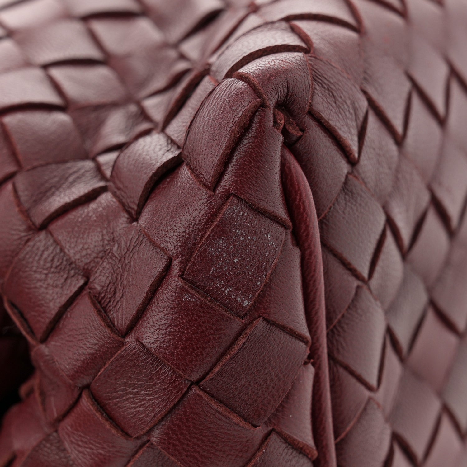Bottega Veneta Nappa Intrecciato The Lauren 1980 Clutch Gigolo Red 12 of 12