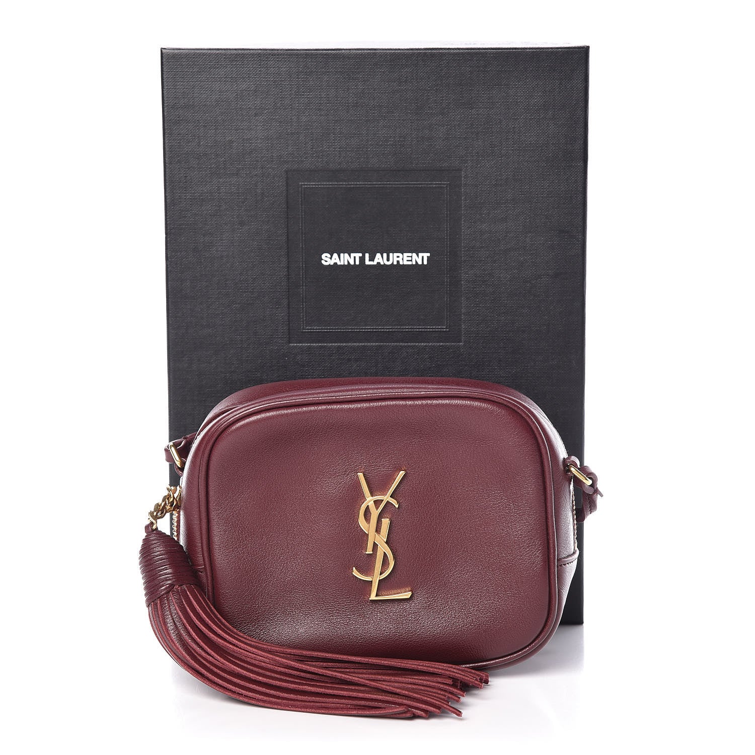 Saint Laurent Nappa Monogram Blogger Bag Amaranto 10 of 10