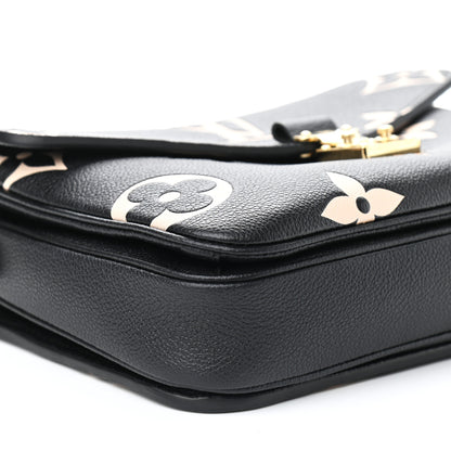 Louis Vuitton Empreinte Monogram Giant Pochette Metis Black Beige 7 of 8