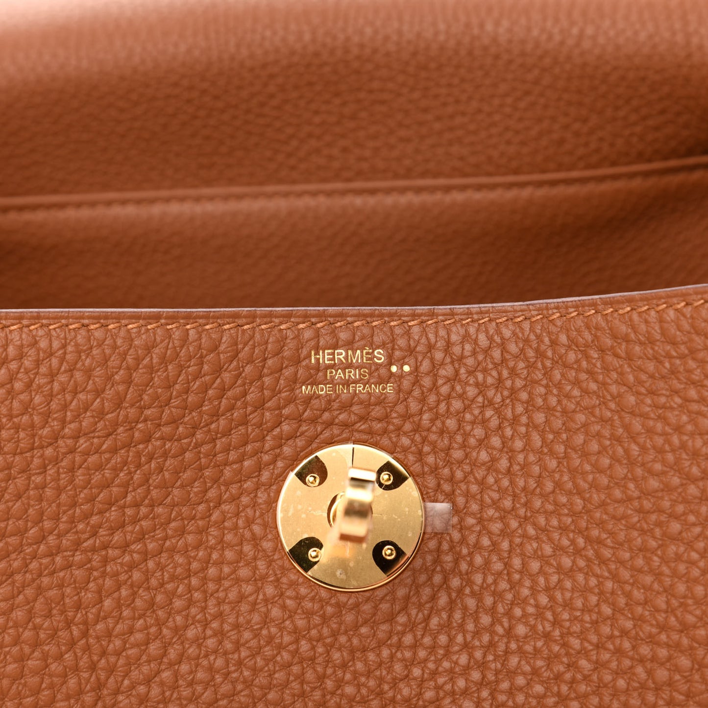 Taurillon Clemence Matte Niloticus Crocodile Touch Lindy 26 Gold