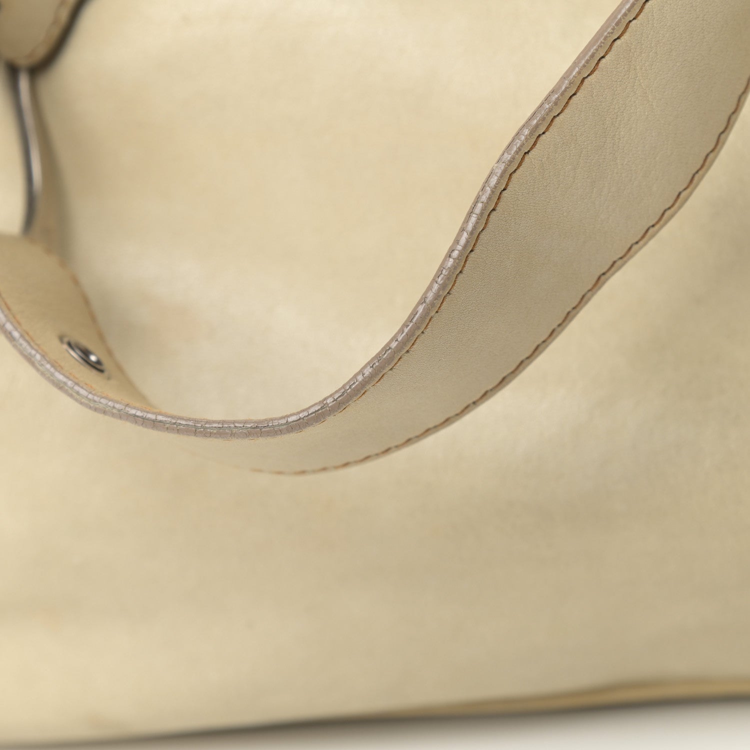 Christian Dior Calfskin Medium Gaucho Double Saddle Bag Ivory 15 of 17