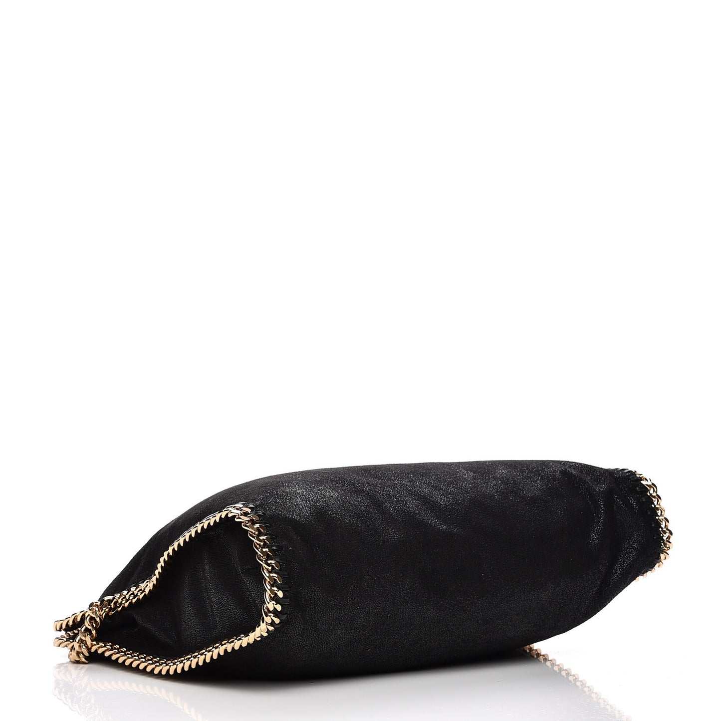 Shaggy Deer Falabella Fold Over Tote Black