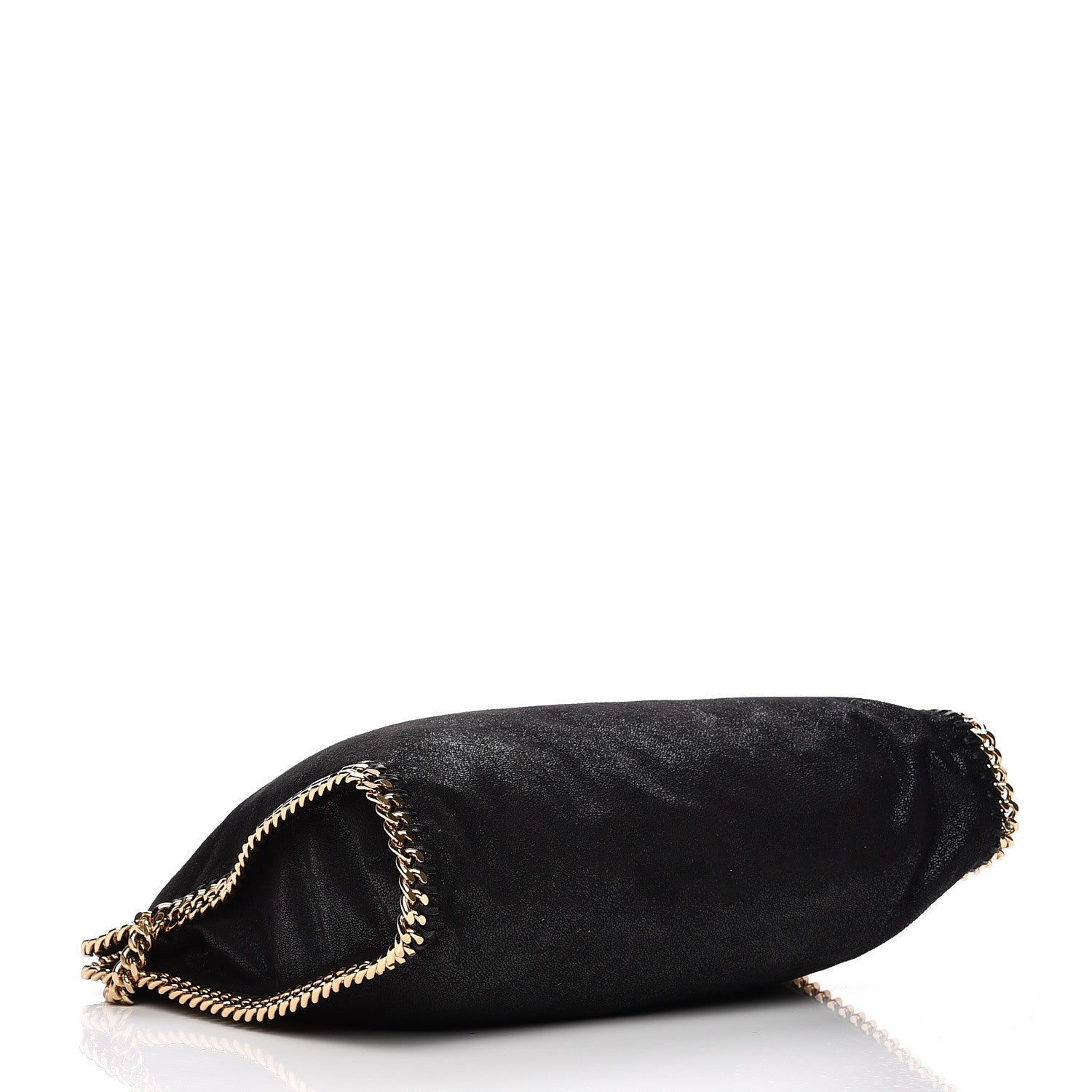 Stella McCartney Shaggy Deer Falabella Fold Over Tote Black 5 of 8