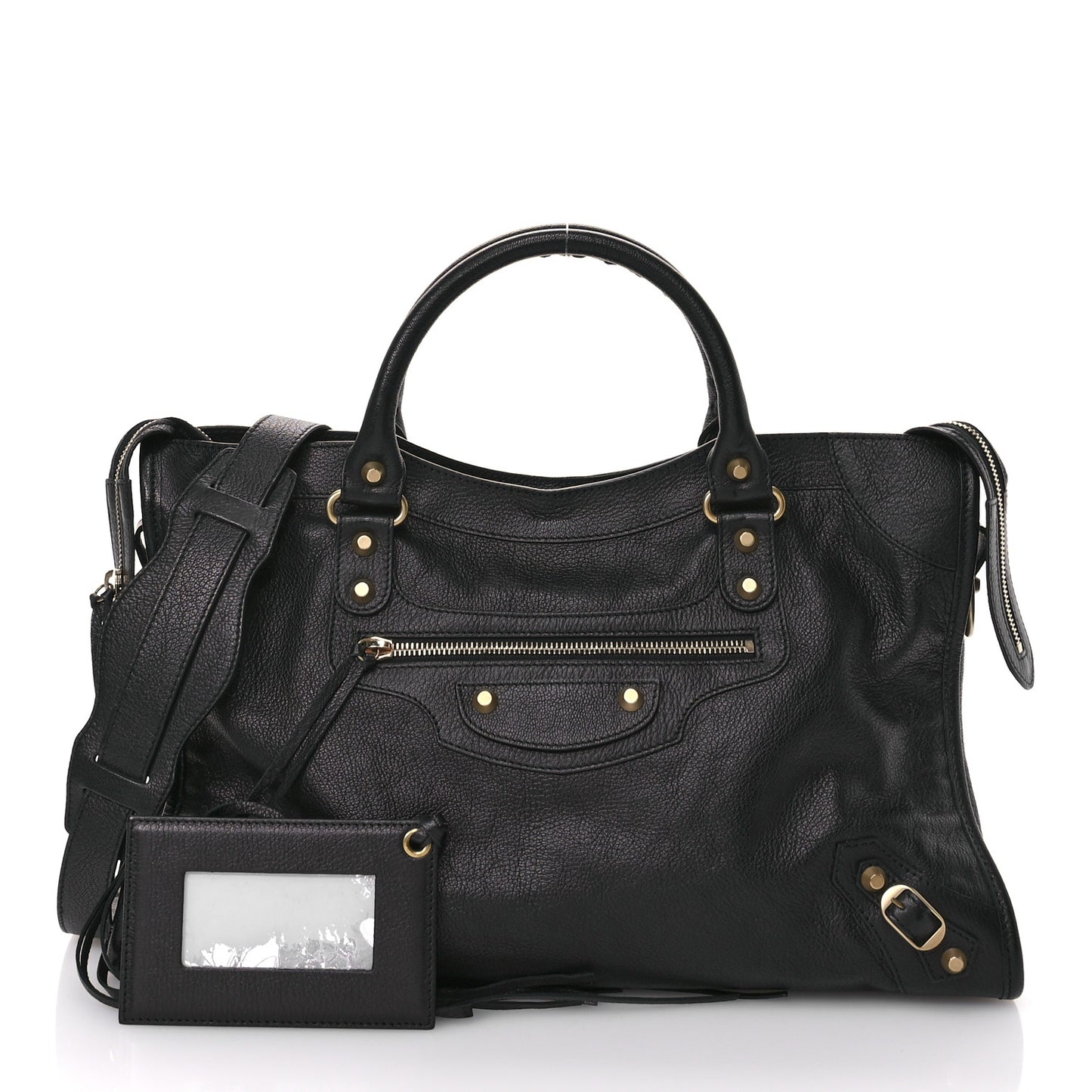 Agneau Classic Gold Hardware City Black