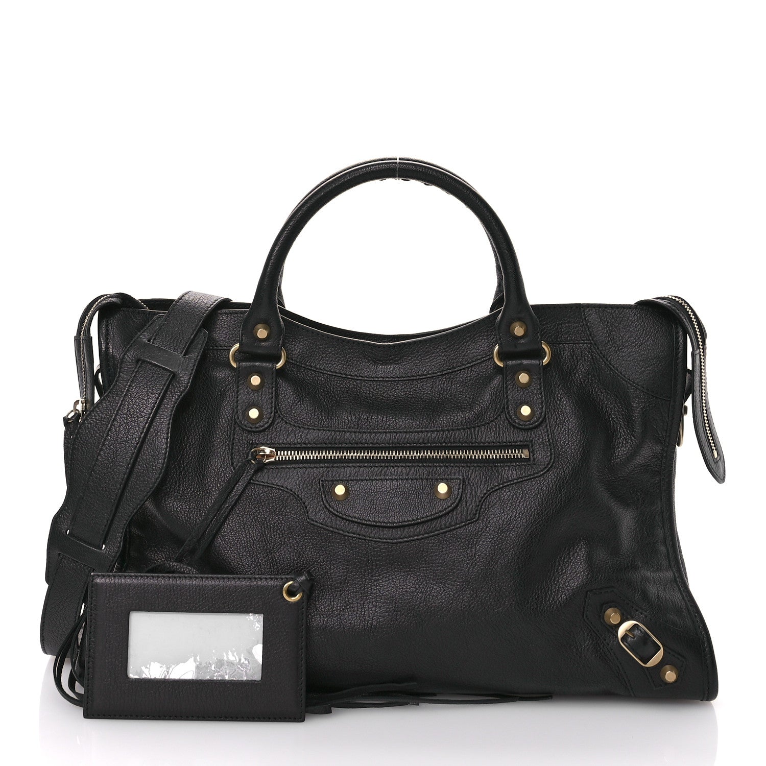 Balenciaga Agneau Classic Gold Hardware City Black 3 of 12