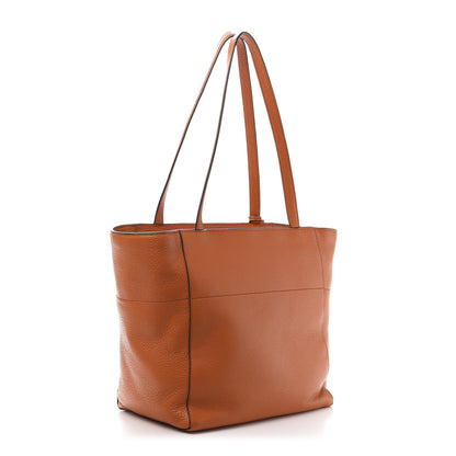 Prada Vitello Phenix Small Zip Shopping Tote Papaya 3 of 11