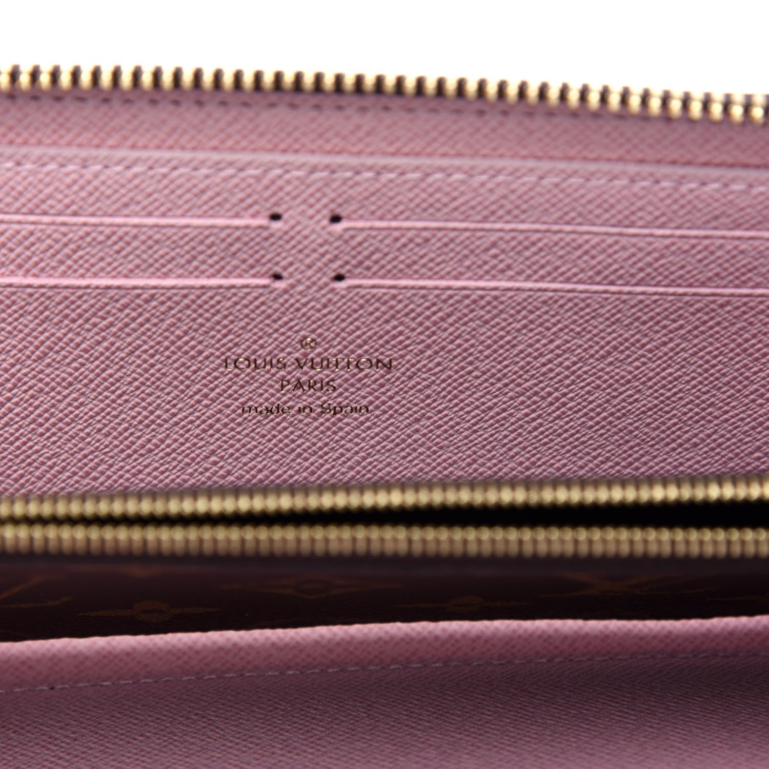 Louis Vuitton Monogram Clemence Wallet Rose Ballerine 6 of 7