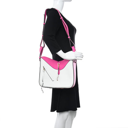 Loewe Calfskin Small Hammock Shoulder Bag Shocking Pink White 2 of 10