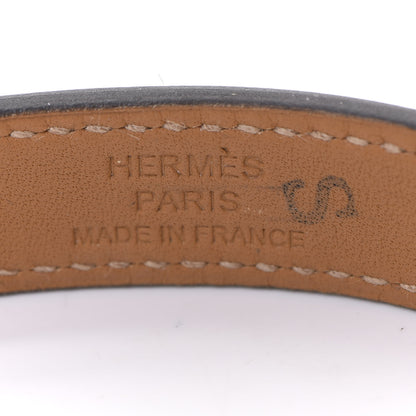 Hermes Box Drag Double Tour Bracelet T1 Black 3 of 5