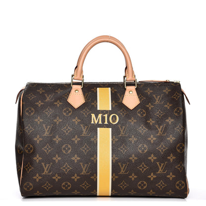 Louis Vuitton Monogram My LV Heritage Speedy 35 Yellow Ivorie 1 of 7