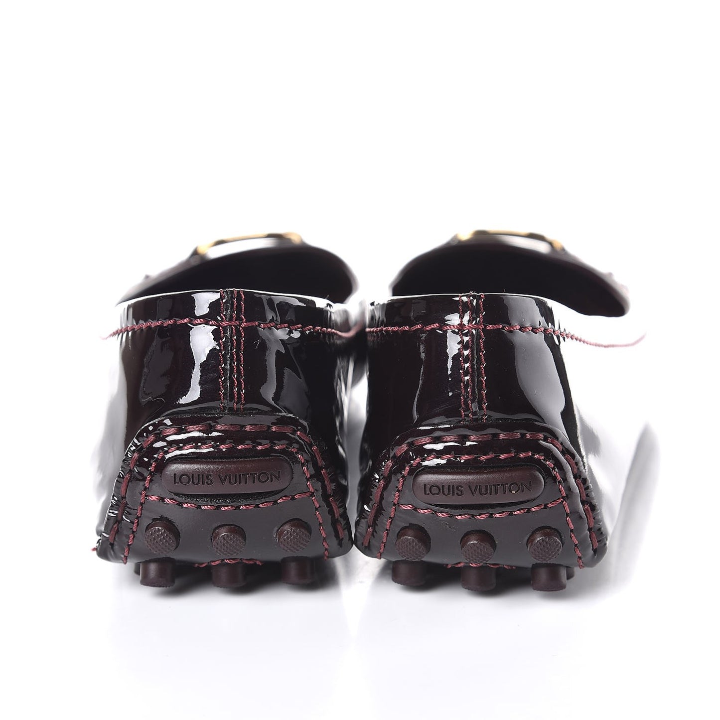 Patent Oxford Ballerina Flats 37.5 Amarante