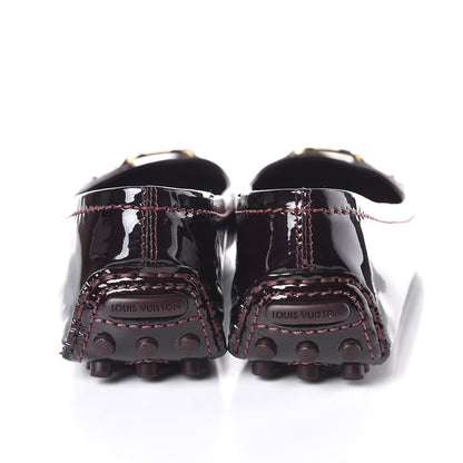Louis Vuitton Patent Oxford Ballerina Flats 37.5 Amarante 10 of 11