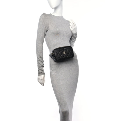 Chanel Caviar Quilted Waist Bag With Pouch Black 2 of 13
