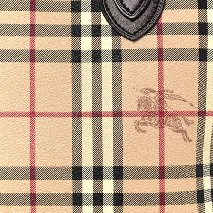 Burberry Haymarket Check Small Onslow Tote Chocolate 14 of 14