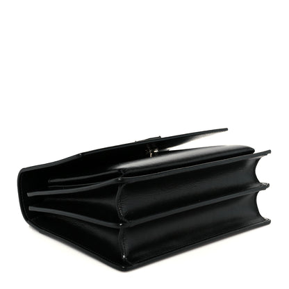 Saint Laurent Calfskin Medium Monogram Monochrome Sunset Black 4 of 11