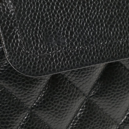 Chanel Caviar Quilted Small Double Flap Black 11 of 13
