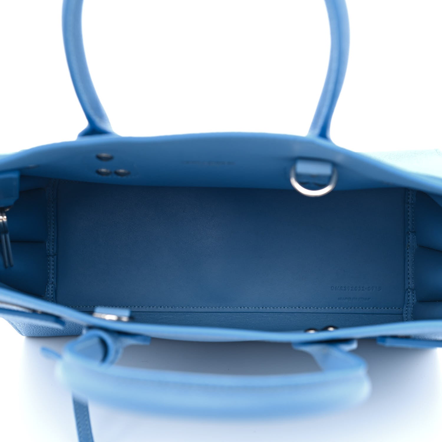 Saint Laurent Grained Calfskin Baby Sac De Jour Blue Clair 5 of 11