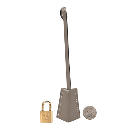 Louis Vuitton Calfskin Clochette Key Bell Holder and Lock Set Verone 2 of 6