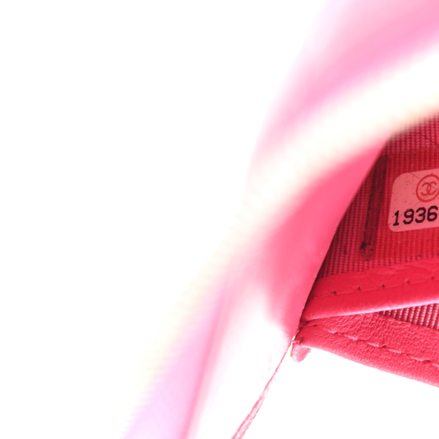 Lambskin Quilted Travel Case Pink