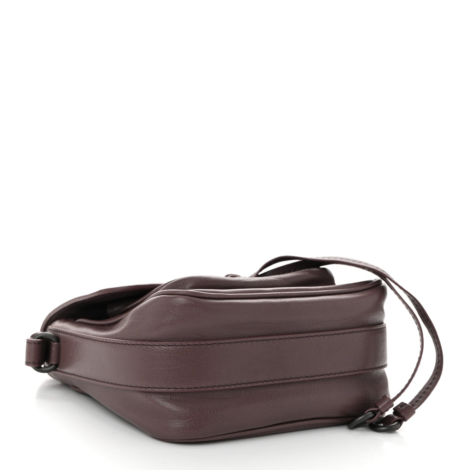 Bottega Veneta Nappa Intrecciato Mini Saddle Crossbody Lilac 4 of 11