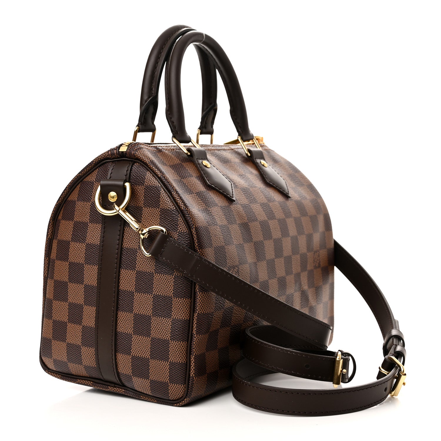 Louis Vuitton Damier Ebene Speedy Bandouliere 25 3 of 9
