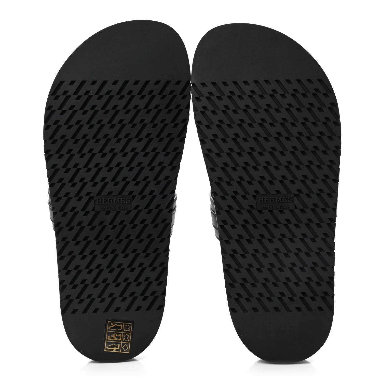 Hermes Calfskin Womens Empire Sandals 37 Black 5 of 9