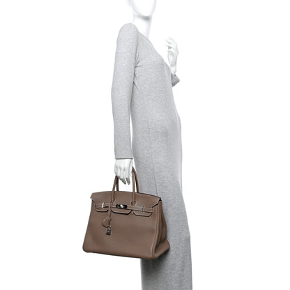 Hermes Togo Birkin 35 Etoupe 2 of 11
