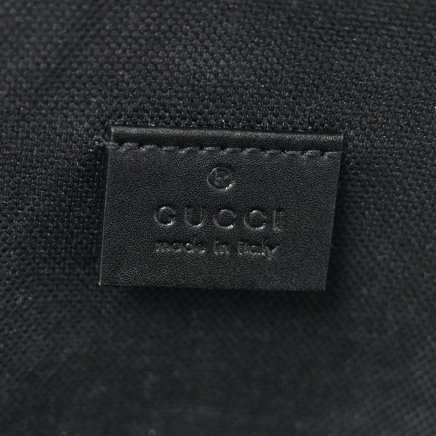 Gucci GG Supreme Monogram Web Belt Bag Black Grey 6 of 14