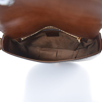 Gucci GG Supreme Monogram Small Messenger Shoulder Bag Beige Cuir 5 of 7