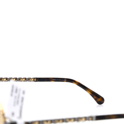 Chanel Metal Mirrored Pilot Winter Sunglasses 4219-Q Gold 6 of 8