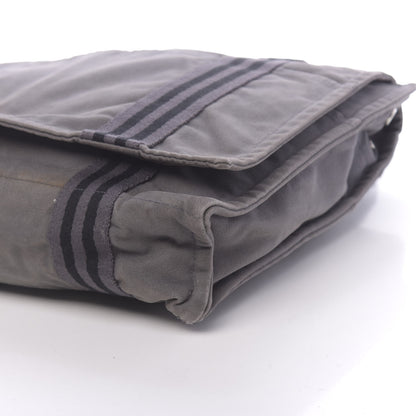 Hermes Canvas Herline Messenger Bag Grey 12 of 13