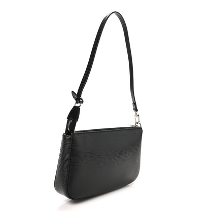 Louis Vuitton Epi Pochette Accessories NM Black 3 of 10