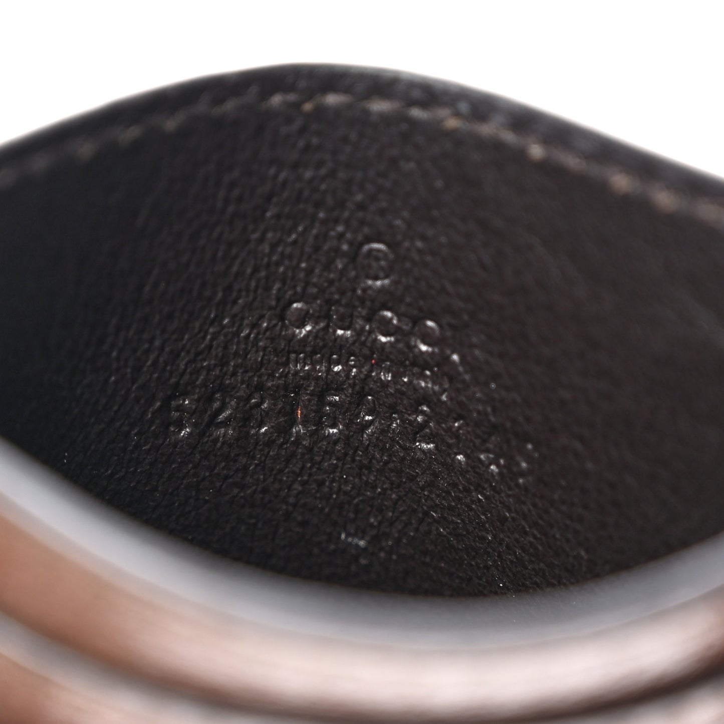 GG Supreme Monogram Ophidia Card Holder Brown