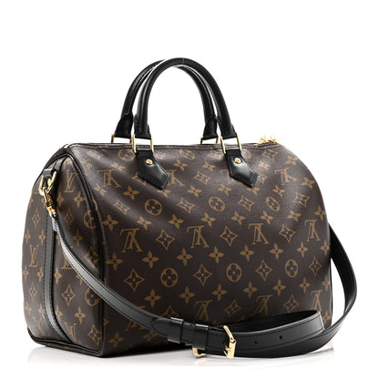 Louis Vuitton Monogram My World Tour Speedy Bandouliere 30 Black 3 of 9