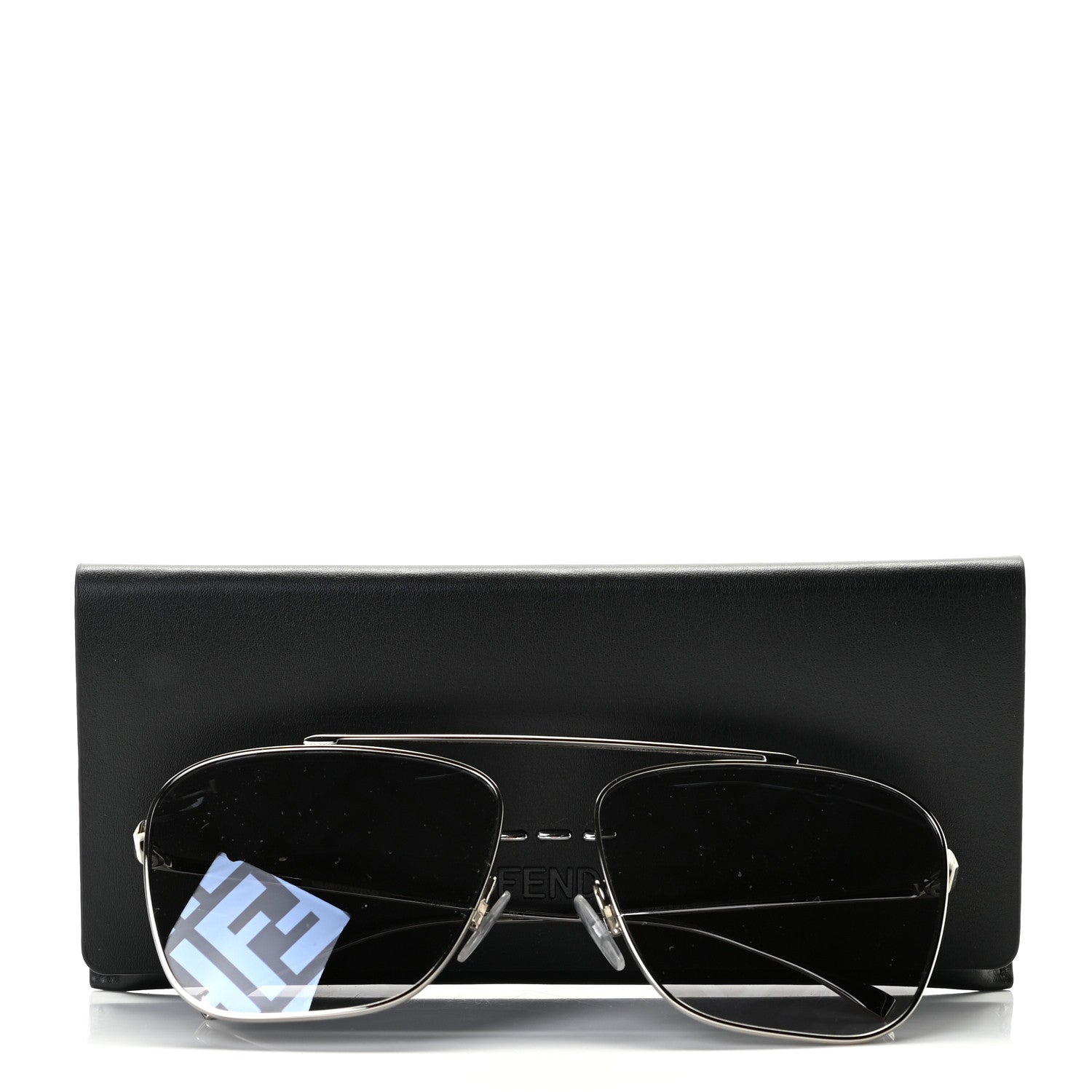 Fendi Metal Aviator Sunglasses FF0406/S Gold 6 of 6