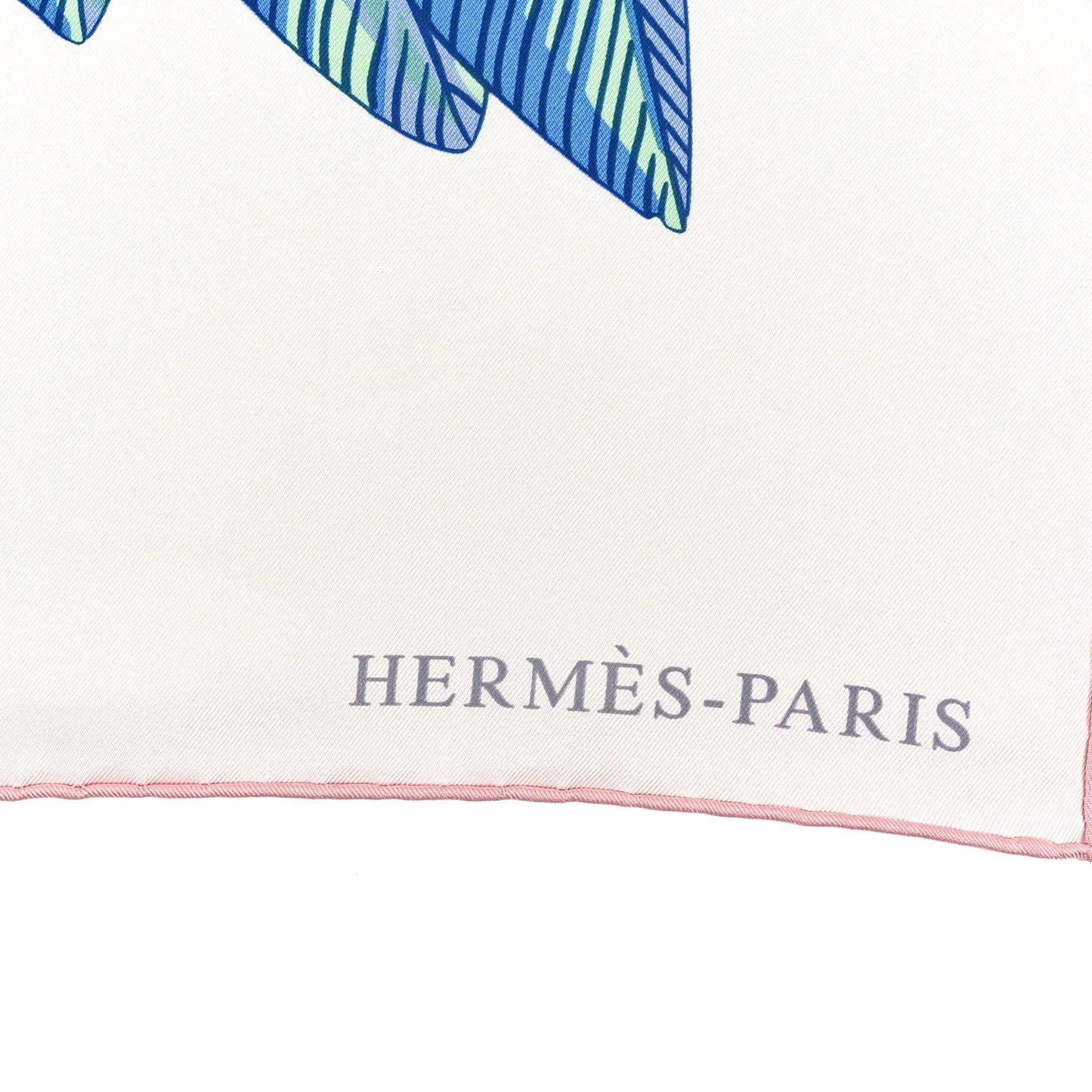 Silk Giant Toucans De Paradis Scarf 140 White Bleu Multicolor