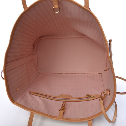 Louis Vuitton Damier Azur Neo Neverfull MM Rose Ballerine 6 of 14