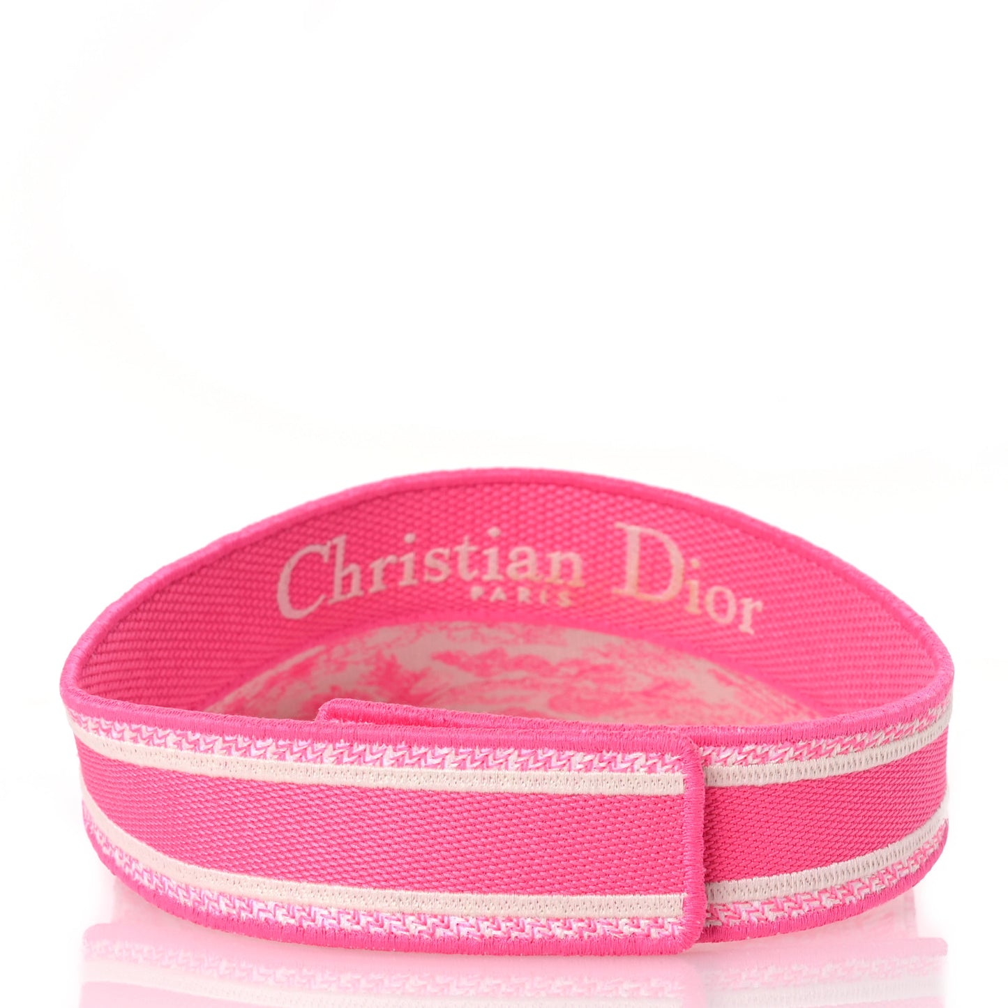 Toile De Jouy Reverse Visor Fluorescent Pink