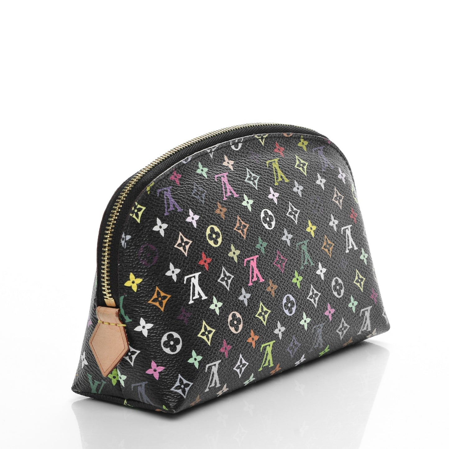 Monogram Multicolor Cosmetic Pouch Black Grenade