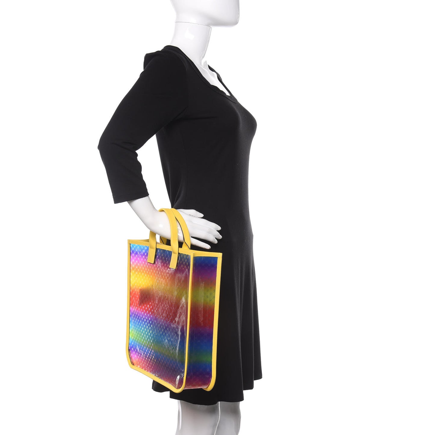 Textured Vinyl Kids GG Tote Multicolor