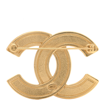 Chanel Metal Pearl CC Brooch Gold 3 of 5