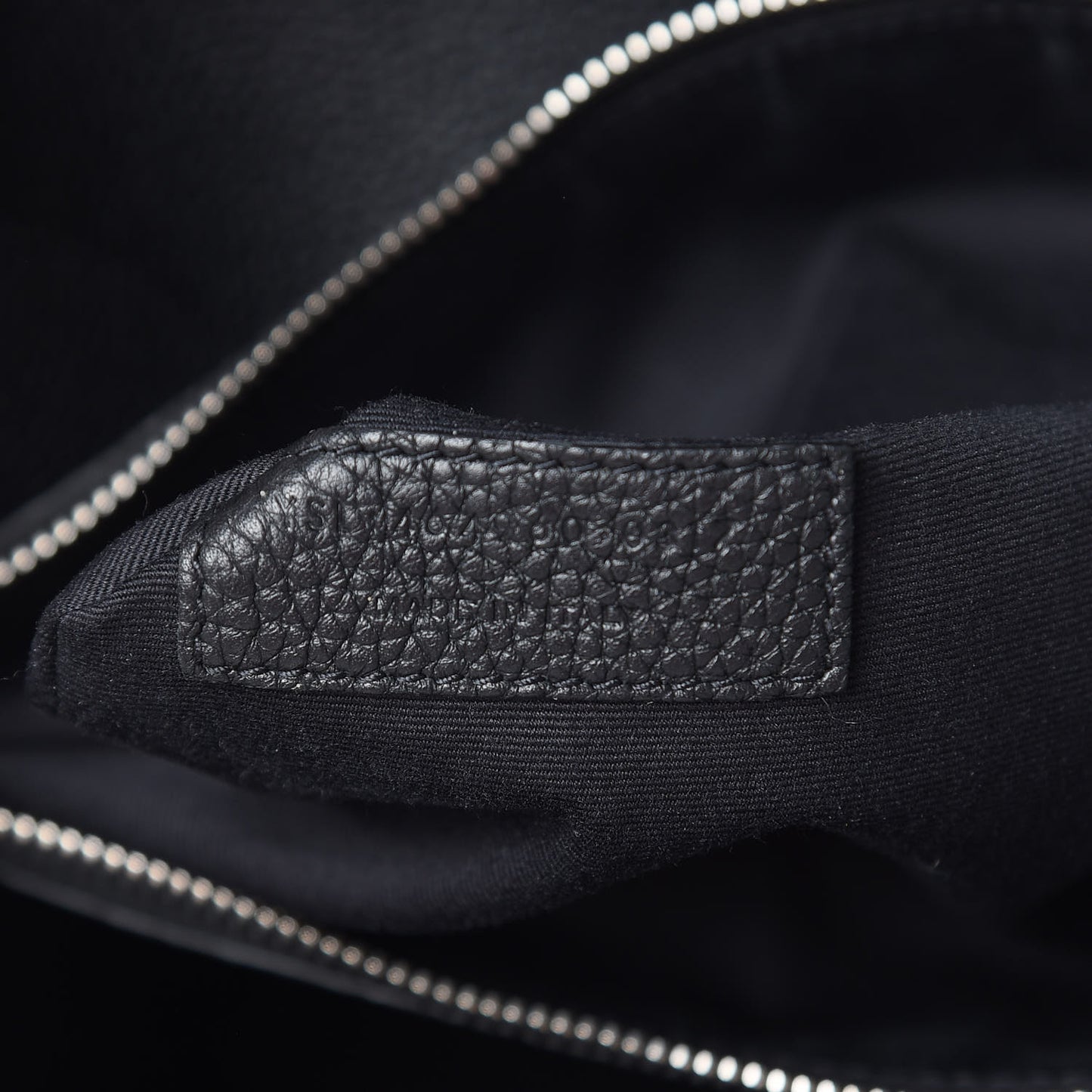 Grained Calfskin Small Supple Sac De Jour Black